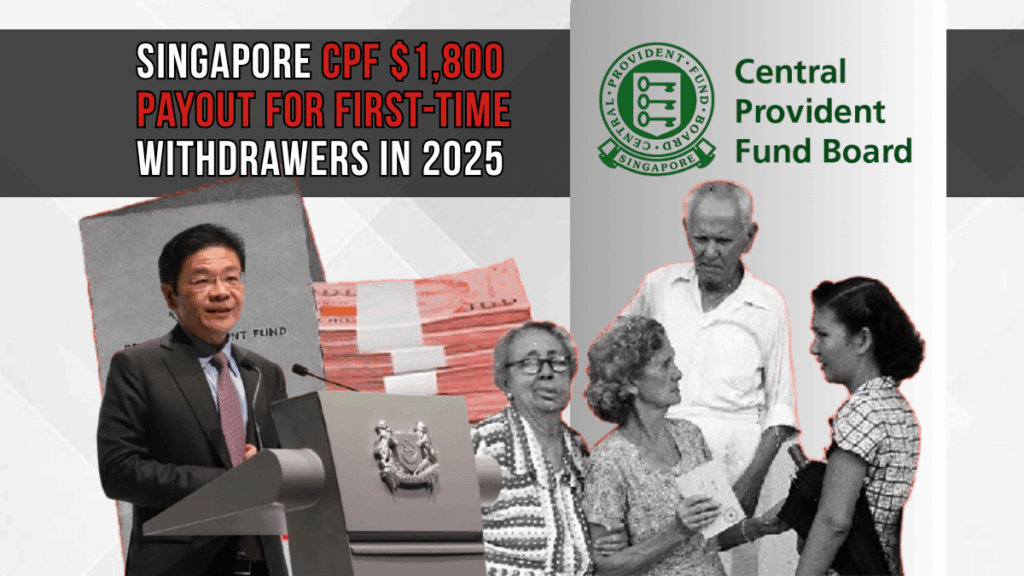$1,800 CPF Cash Payout for First-Time Withdrawers in Singapore